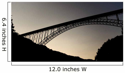 New River Gorge Bridge Wall Decal