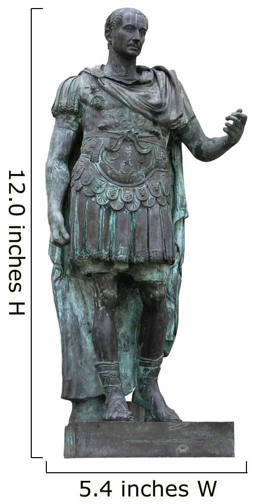 Roman Emperor Julius Caesar Wall Decal