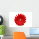 Red Daisy Wall Decal
