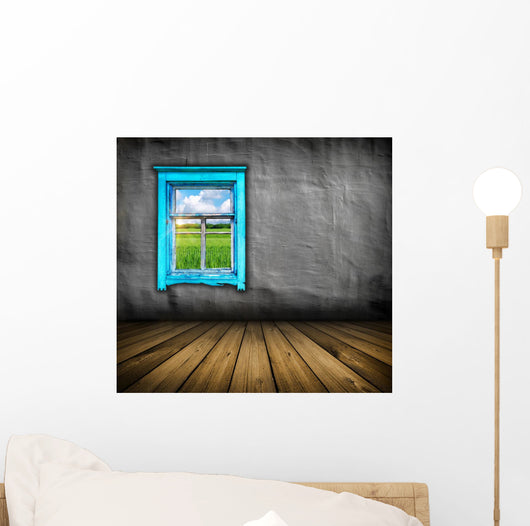 Vintage Gray Interior Wall Decal