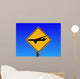 Caution Airplanes Sign Wall Decal