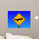 Caution Airplanes Sign Wall Decal