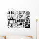 Tailoring Equipment Wall Decal