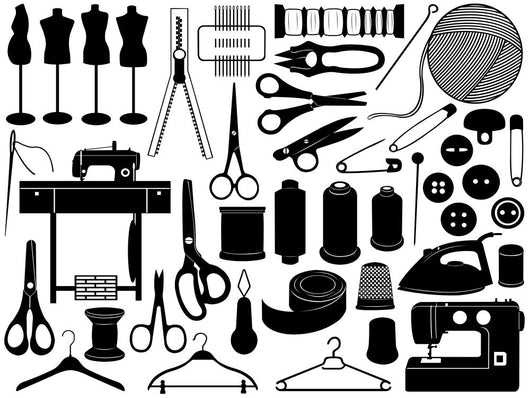 Tailoring Equipment Wall Decal