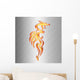 Dragon Fuego Sobre Fondo Wall Decal