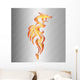 Dragon Fuego Sobre Fondo Wall Decal