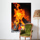 Fire Fireplace Wall Decal