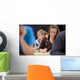 Pretty Female College Student Wall Decal