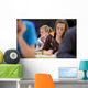 Pretty Female College Student Wall Decal