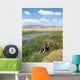 Elephant Having Drink Pool Wall Decal