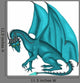 Blue Dragon Wall Decal