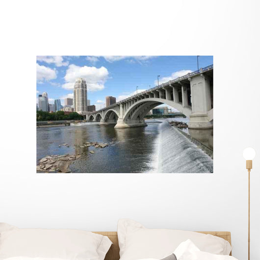Great Bride Stretching across Wall Decal