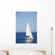White Sailboat Wall Decal