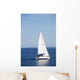White Sailboat Wall Decal