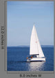 White Sailboat Wall Decal