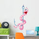 Cartoon Character Worm Wall Decal