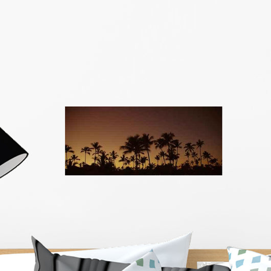 Palm Orange Wall Decal