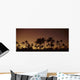 Palm Orange Wall Decal