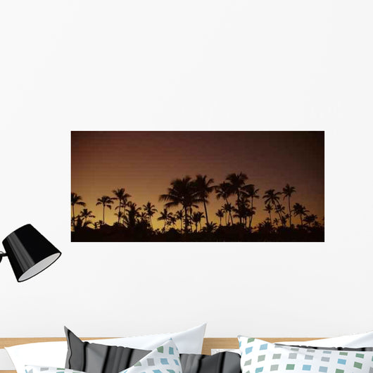 Palm Orange Wall Decal
