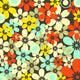 Floral Seamless Pattern Wall Decal