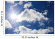 Sun Blue Sky with Wall Decal