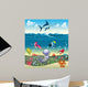 Under Sea with Fish Wall Decal