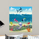 Under Sea with Fish Wall Decal