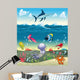 Under Sea with Fish Wall Decal