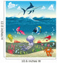 Under Sea with Fish Wall Decal