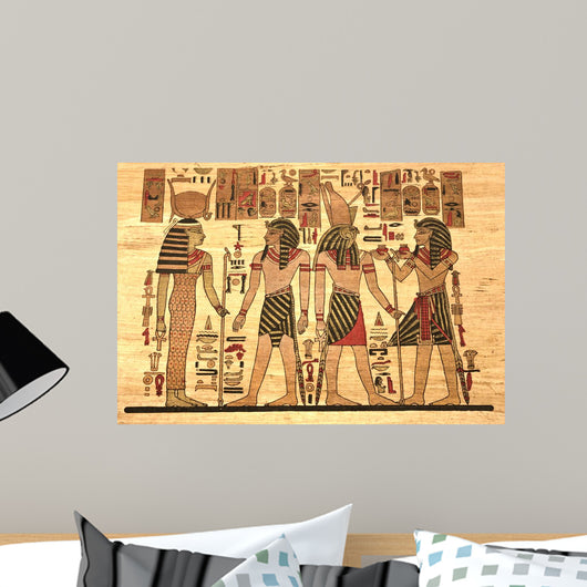 Egypt Papyrus with Elements Wall Decal