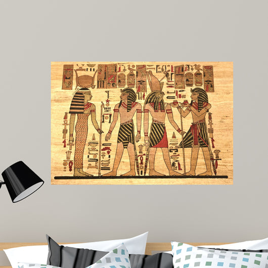 Egypt Papyrus with Elements Wall Decal