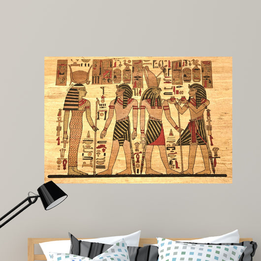 Egypt Papyrus with Elements Wall Decal