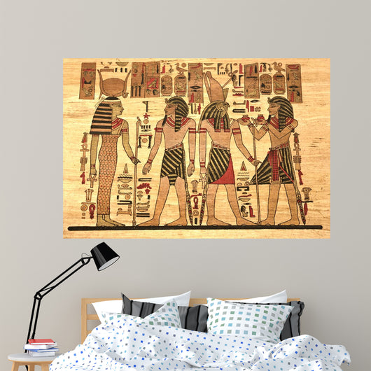 Egypt Papyrus with Elements Wall Decal