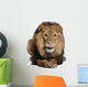 Lion Licking Lips Panthera Wall Decal
