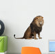 Sitting Lion - Right Side (Panthera Leo) Wall Decal