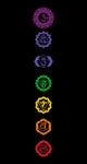 Chakra Meditation Wall Decal