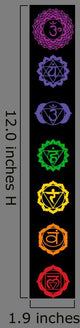Chakra Meditation Wall Decal