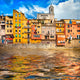 Girona Pictorial City Spain Wall Decal