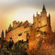 Alcazar Castle Sunset Wall Decal