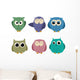 Owl Illustrations Wall Decal