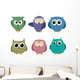 Owl Illustrations Wall Decal