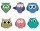 Owl Illustrations Wall Decal