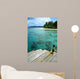 Boat Dock Tropical Beach Wall Decal