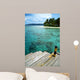 Boat Dock Tropical Beach Wall Decal