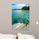 Boat Dock Tropical Beach Wall Decal