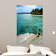 Boat Dock Tropical Beach Wall Decal