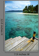 Boat Dock Tropical Beach Wall Decal