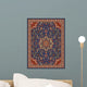 Oriental Floral Carpet Design Illustration Wall Decal