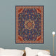 Oriental Floral Carpet Design Illustration Wall Decal