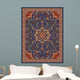 Oriental Floral Carpet Design Illustration Wall Decal